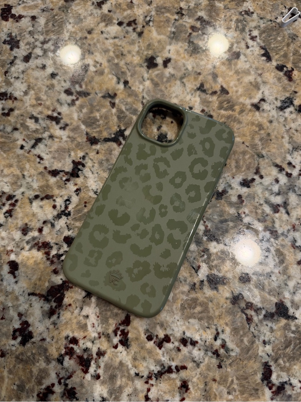 Velvet Caviar Green Leopard Print Phone Case
